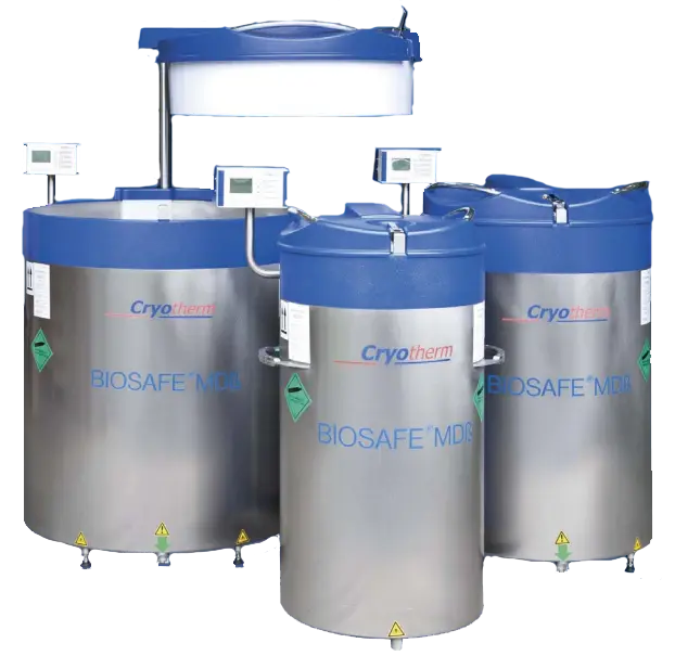 Криохранилища Biosafe с широкой горловиной